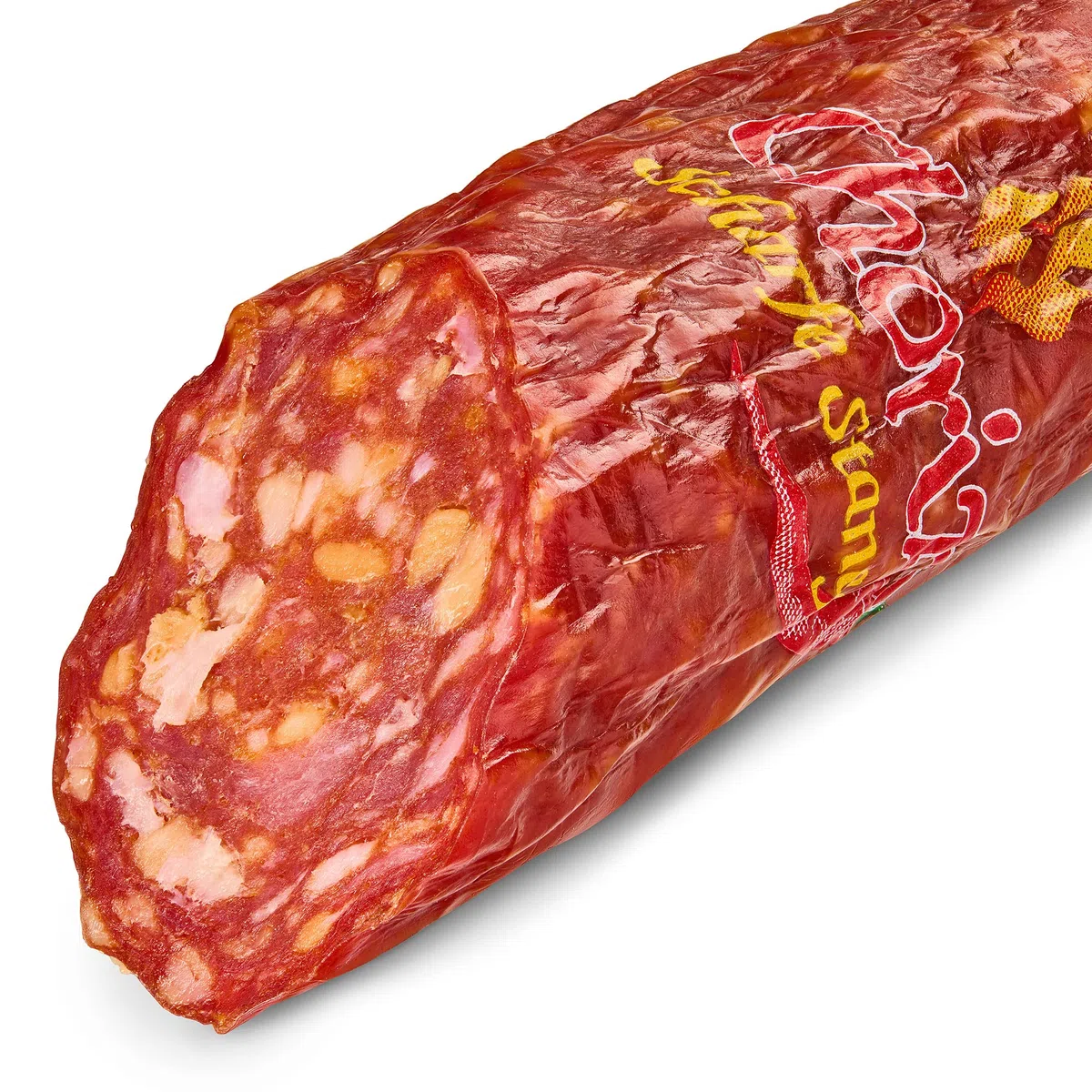 WURSTBARON® Chorizo Salami, salchicha extra picante condimentada con 3 millones Scoville, condimento picante y sabor ligeramente ahumado, Made in Germany, 190 g