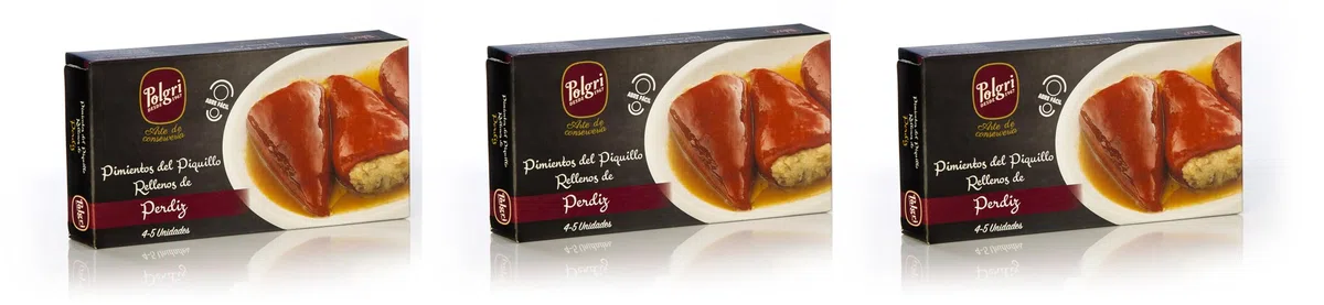 Polgri 3 x Pimientos del Piquillo Rellenos de Perdiz 220 grs