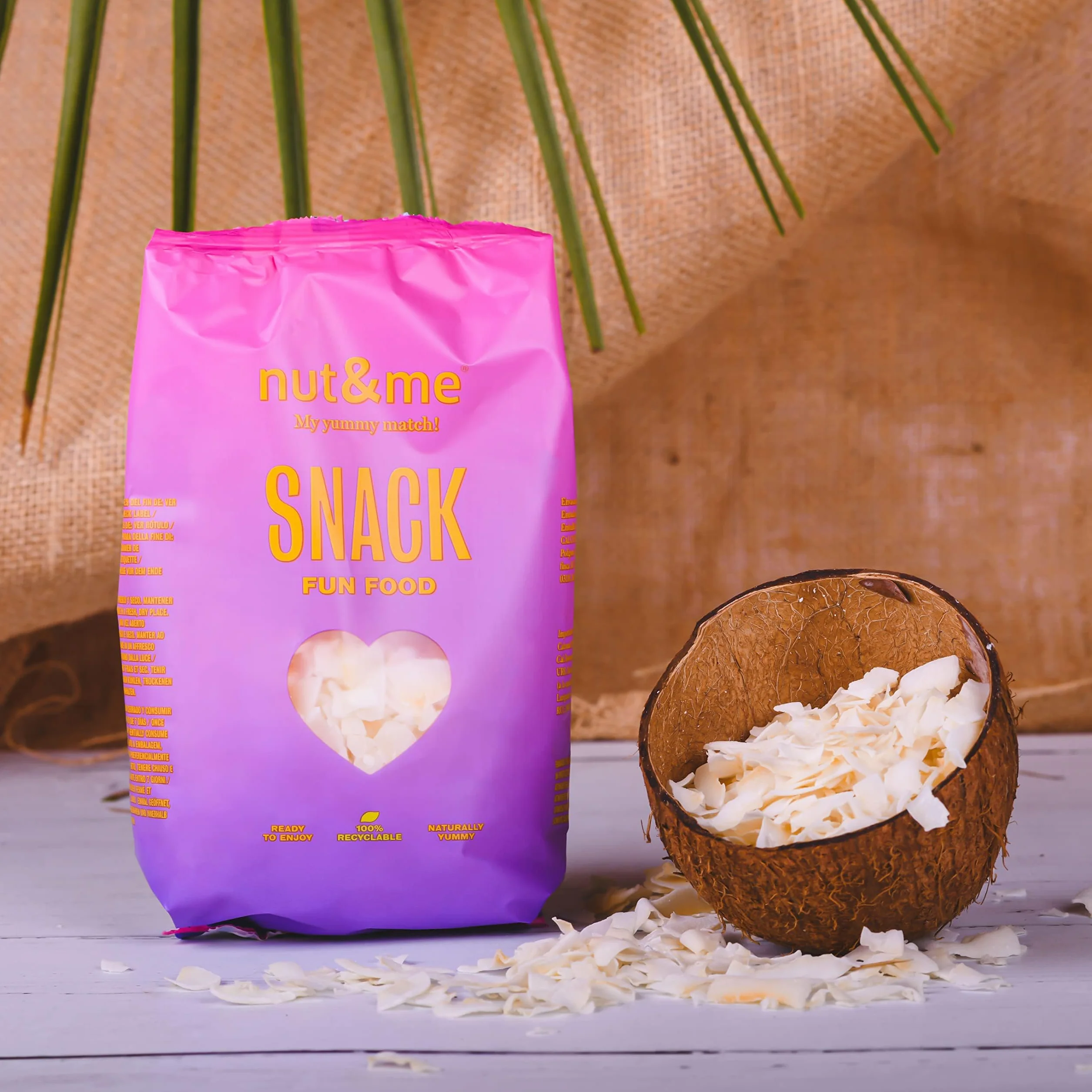 Chips de coco tostado 1 kg | Coco tostado laminado | Sin azúcar | Vegano | Snack saludable