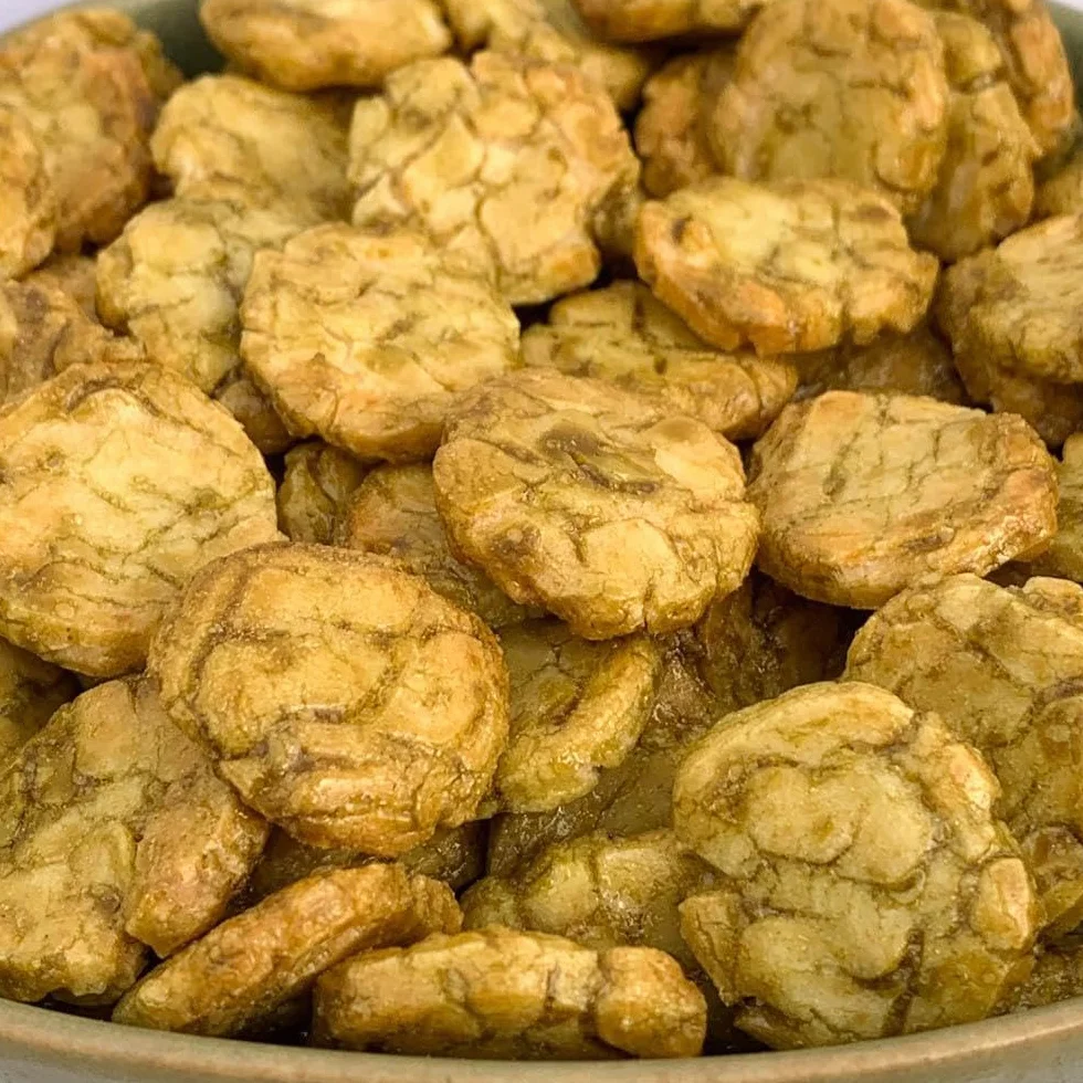 NULTHY 1kg - Galletas de Arroz Sabor Wasabi, Snack Crujiente Picante, Aperitivo Japonés Explosión de Sabor