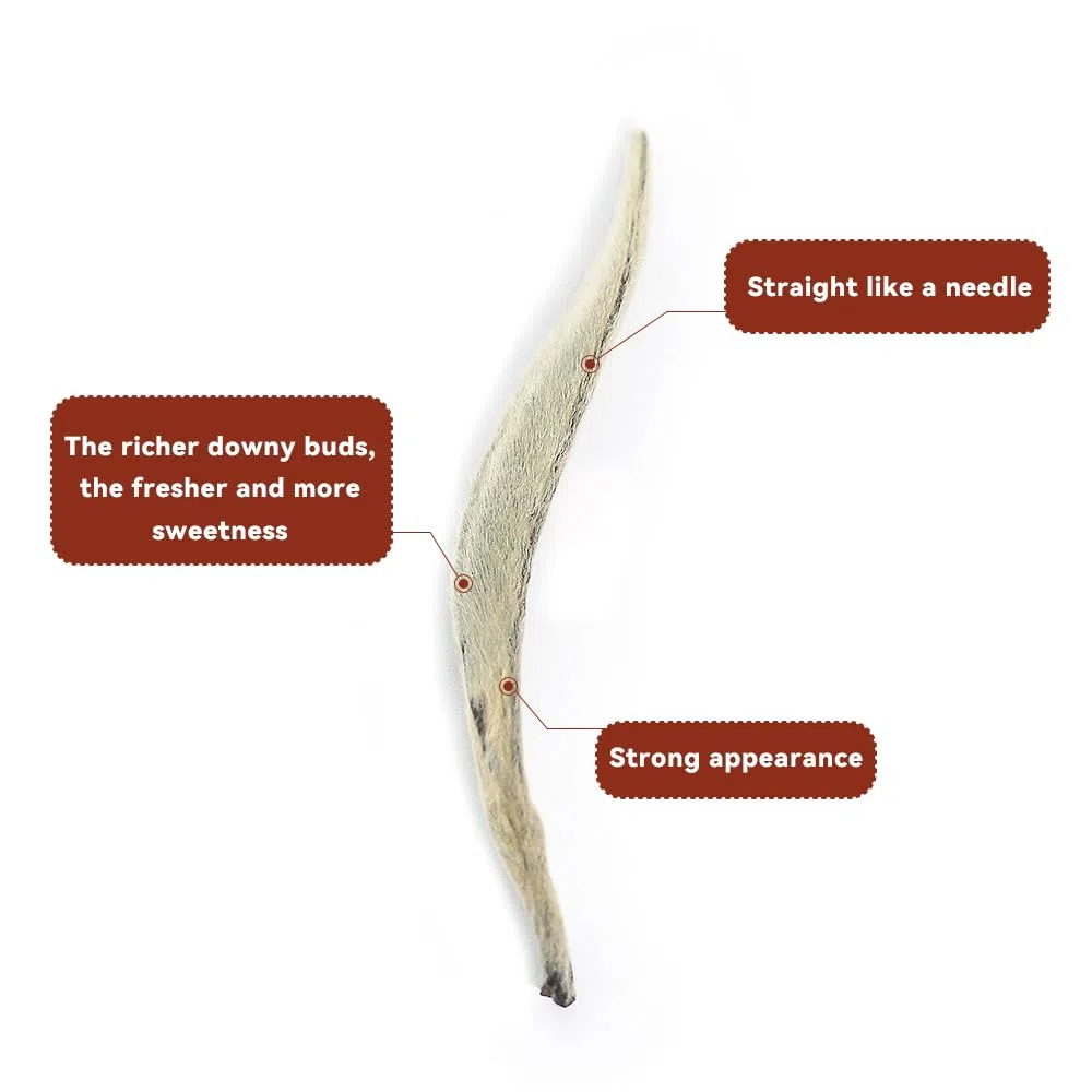 LWXLJMJZC-Té Blanco Aguja de Plata Bai Hao Yin Zhen Sliver Needle Té Chino 80g