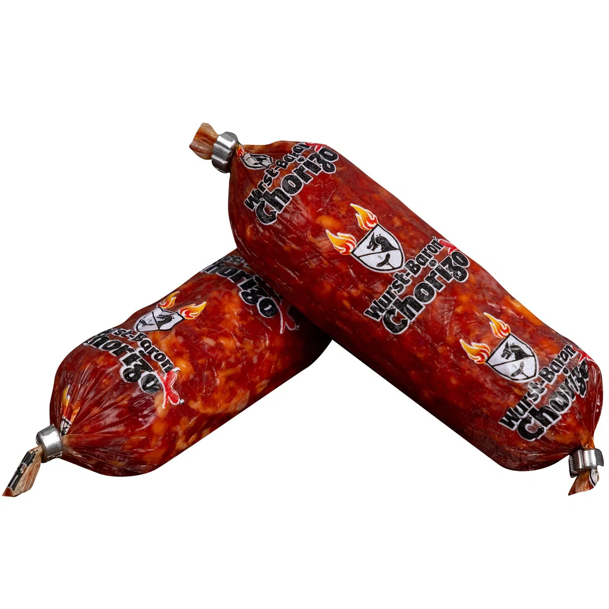 WURSTBARON® Chorizo Salami, salchicha extra picante condimentada con 3 millones Scoville, condimento picante y sabor ligeramente ahumado, Made in Germany, 190 g