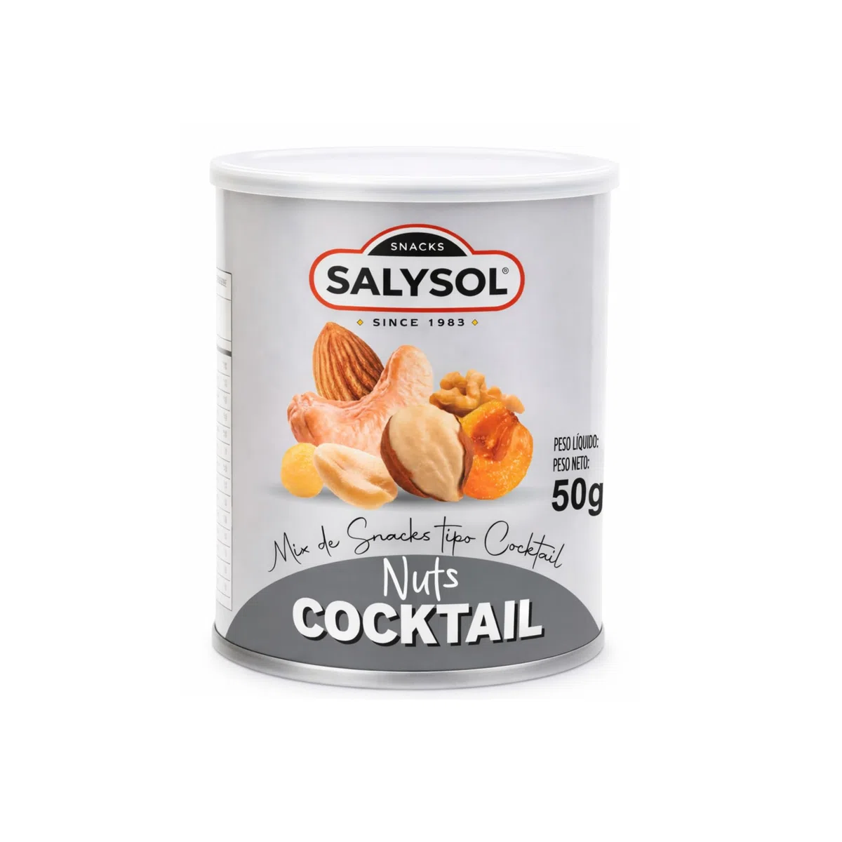 SALYSOL Frutos secos mezcla - Aperitivos salados envasados al vacío - Mix frutos secos que contiene cacahuetes con miel, maíz frito, anacardos, almendras, boliche bbq, avellanas y cacahuetes (500)