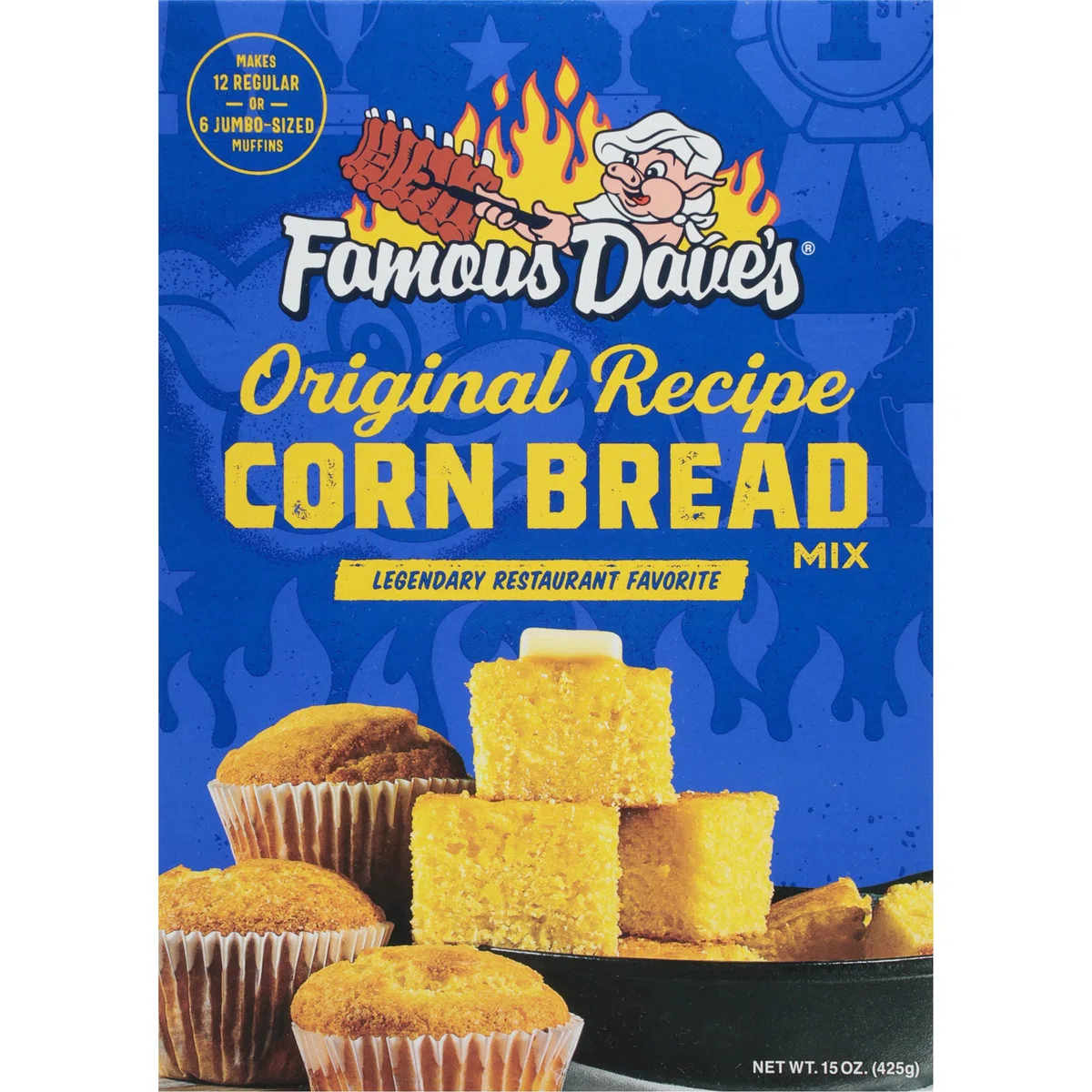 Famous Daves Corn Bread Mix Pack of 2