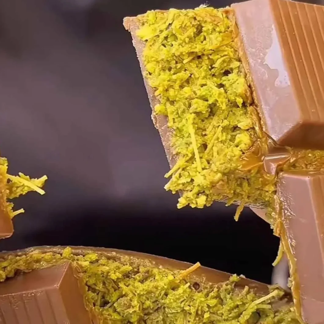 Kadayıf tostado para chocolate Dubai, tostado kadaifi listo para usar Kadaifi, hilo de masa de pelo de ángel Kataifi 200 gramos con crema de pistacho 250 gramos tubo de Pufai