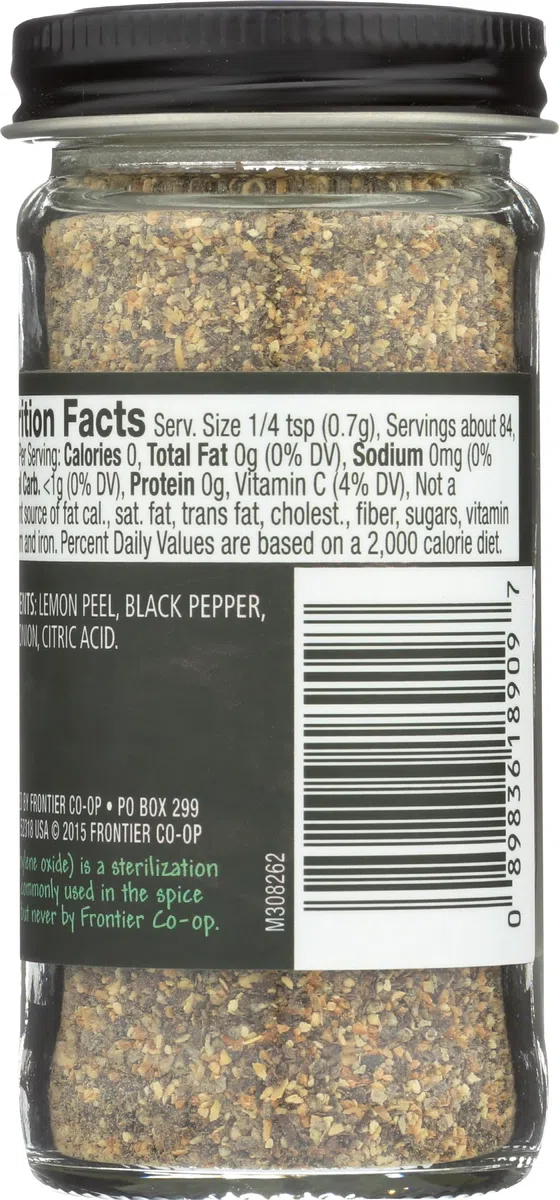 Frontier hierbas sin sal pimienta y lim-n 1.36 Oz