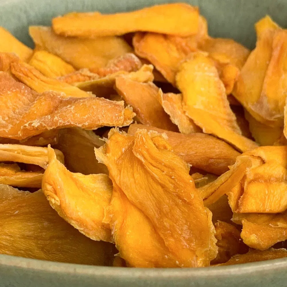 NULTHY 500g - Tiras de Mango Sin Azúcar Añadido BIO, Fruta Deshidratada Natural, Cultivo Ecológico, Vegano