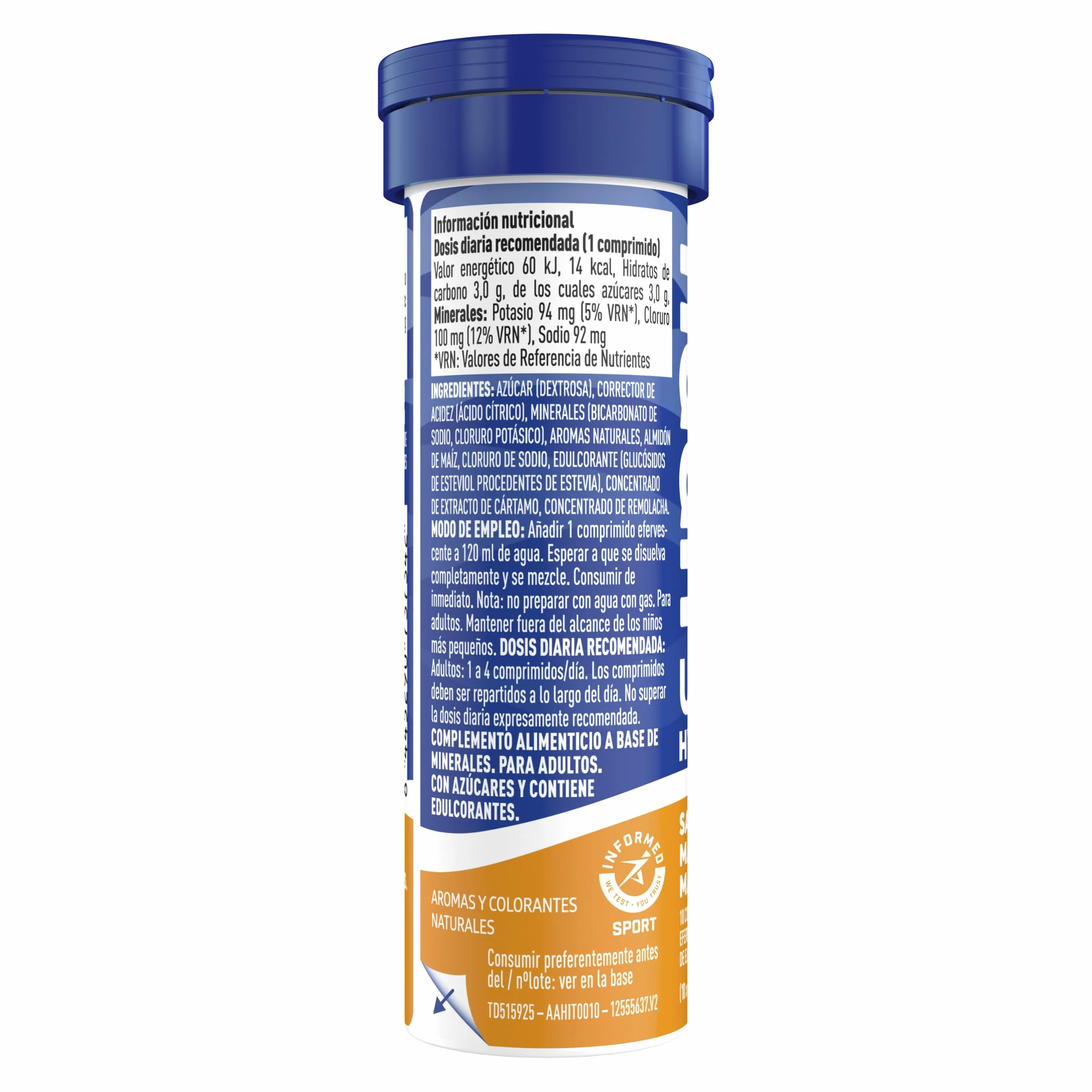 Nuun ULTRA Mango Comprimidos Efervescentes con Electrólitos y Vitamina C, Contribuye a una Óptima Hidratación y Funcionamiento del Sistema Inmune, 1 Tubo con 10 Tabletas Efervescentes