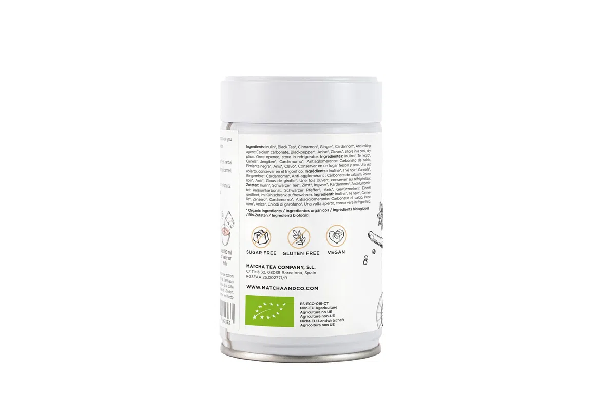 Té Spicy Chai [en polvo] 100% Ecológico 100g. Té Chai Orgánico. Té Spicy Chai con especias Naturales