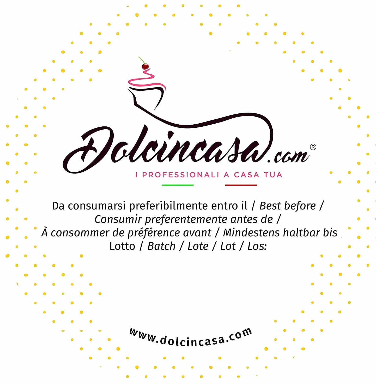 Dolcincasa.com Pasta Helada Amarena Ideal para Helados Pasteleria Postres para uso Domestico y Profesional Sin Gluten 200gr