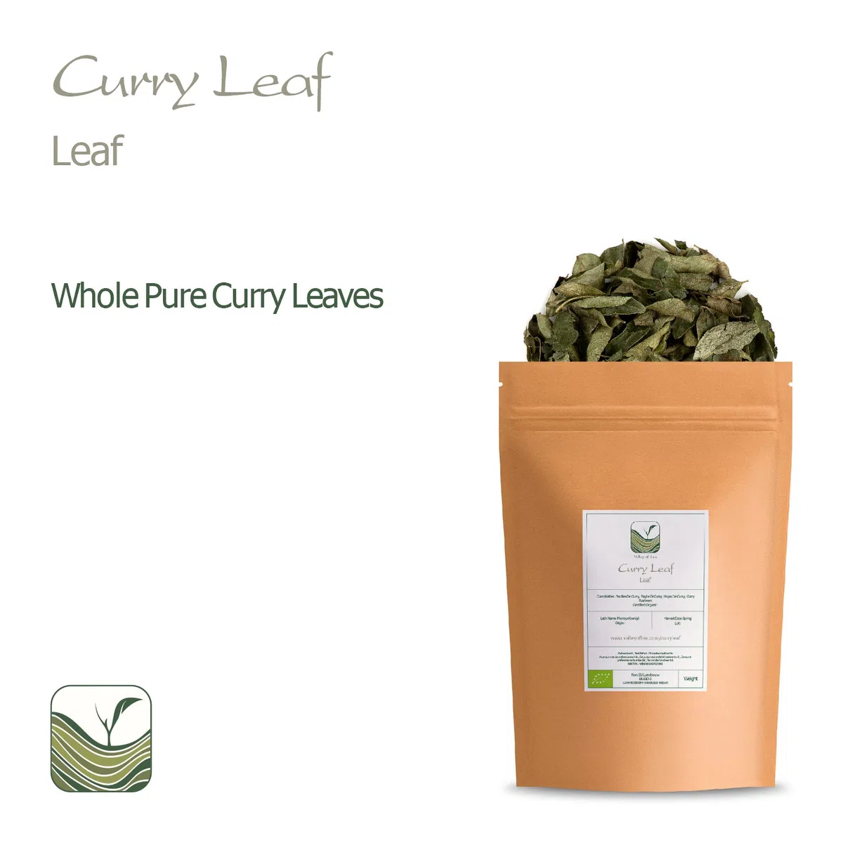 Curry Hojas Frescas Deshidratado - Curri Hoja