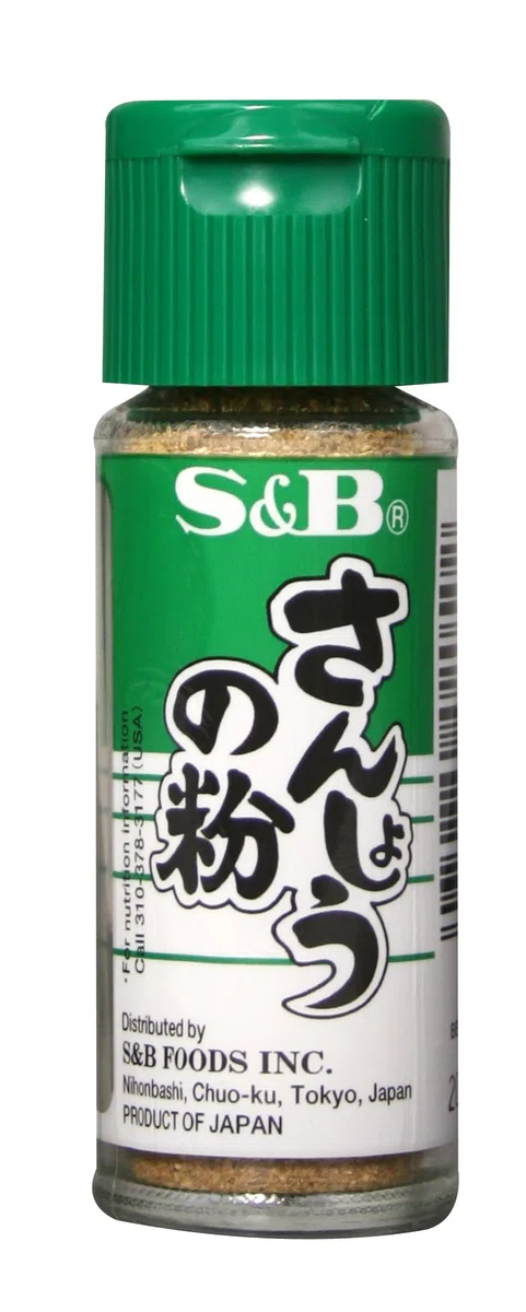 S&B Pimienta, Japonesa (Sansho) - Pimienta Molida con Aroma A Limón, Ideal para Platos Japoneses 21 g
