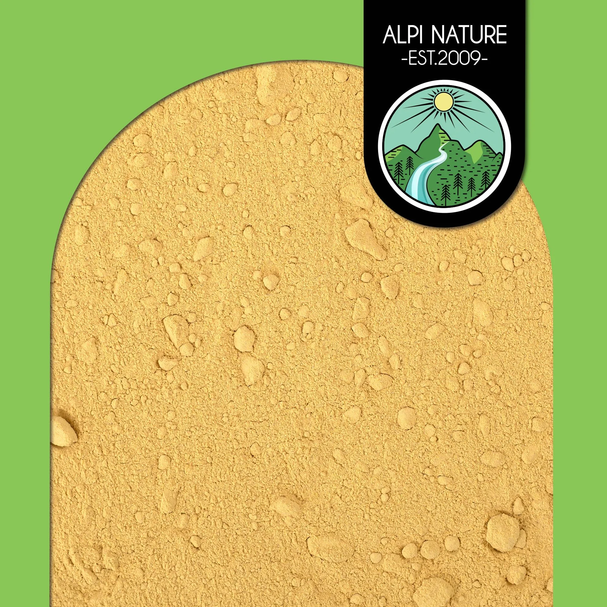 Alpi Nature Jengibre en Polvo 1kg, Raíz de Jengibre Seca y Molida para Cocinar y Hornear