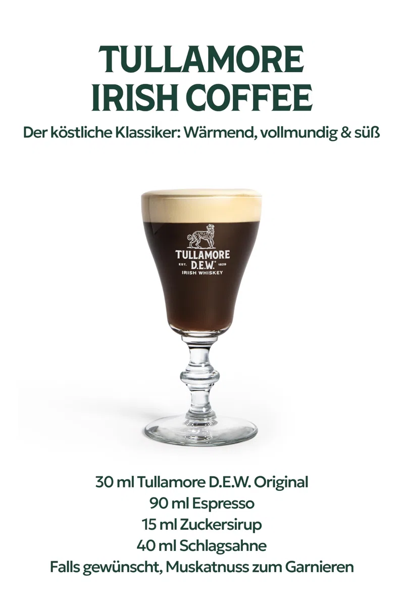 Tullamore DEW Whiskey Irlandés Triple mezcla, 1l