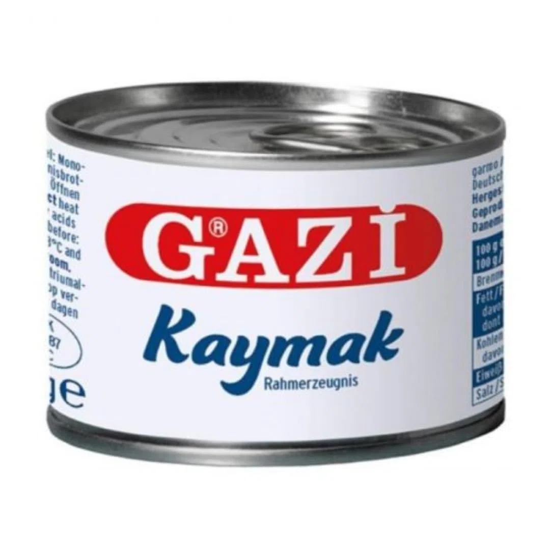 Crema Gazi Producto crema Kaymak 100% leche de vaca Contenido de grasa de 23% 170 gramos con tienda de comestibles