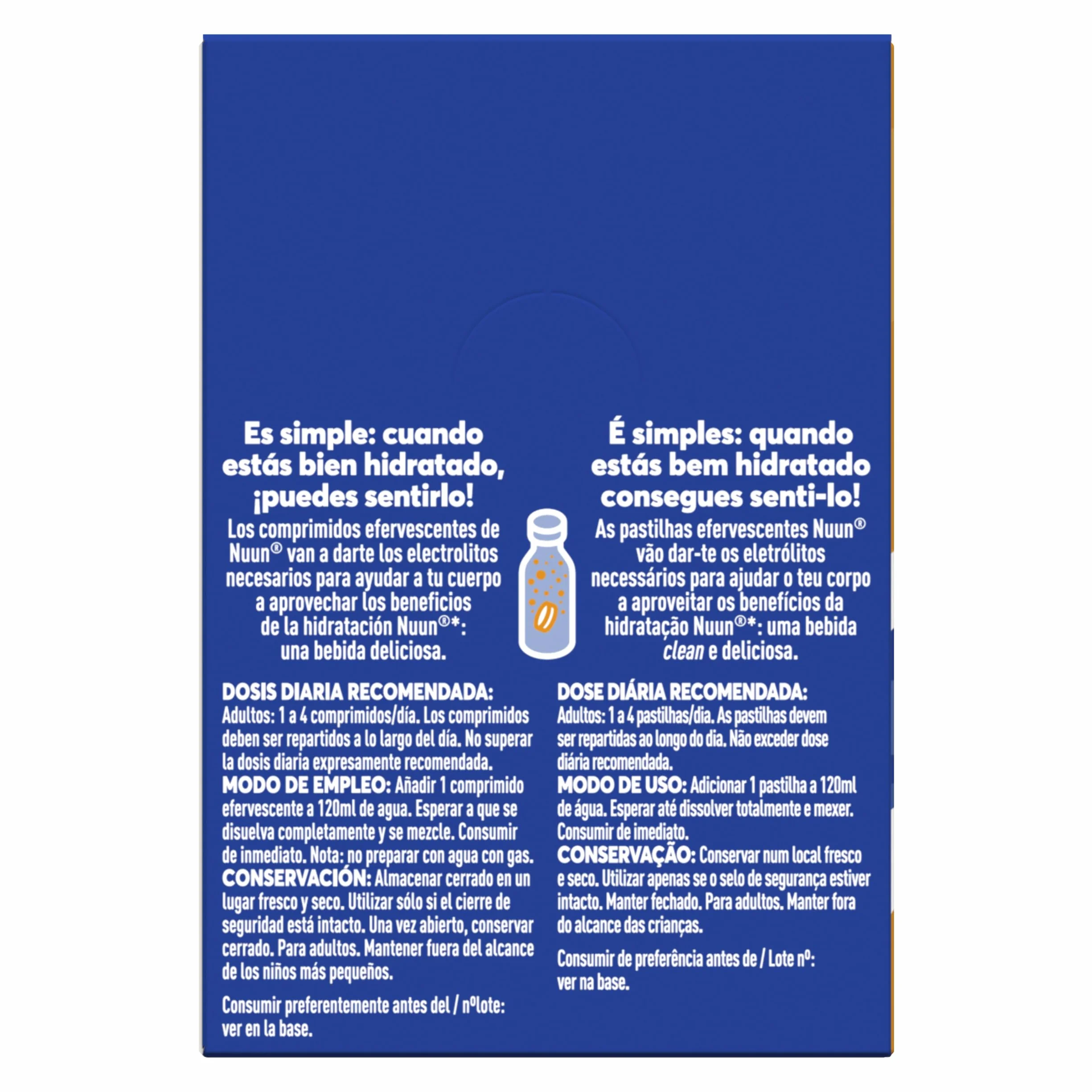 Nuun ULTRA Mango Comprimidos Efervescentes con Electrólitos y Vitamina C, Contribuye a una Óptima Hidratación y Funcionamiento del Sistema Inmune, 1 Tubo con 10 Tabletas Efervescentes
