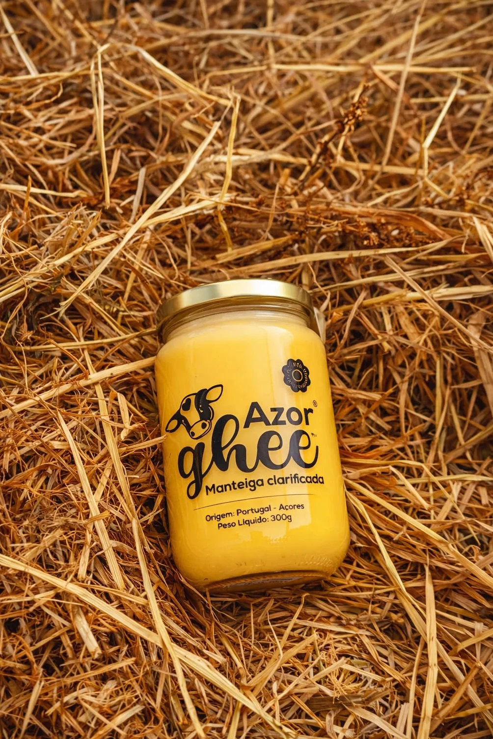 AzorGhee Ghee Premium Artesanal de las Azores Mantequilla Clarificada 100% Natural Sin Lactosa Sin Caseína