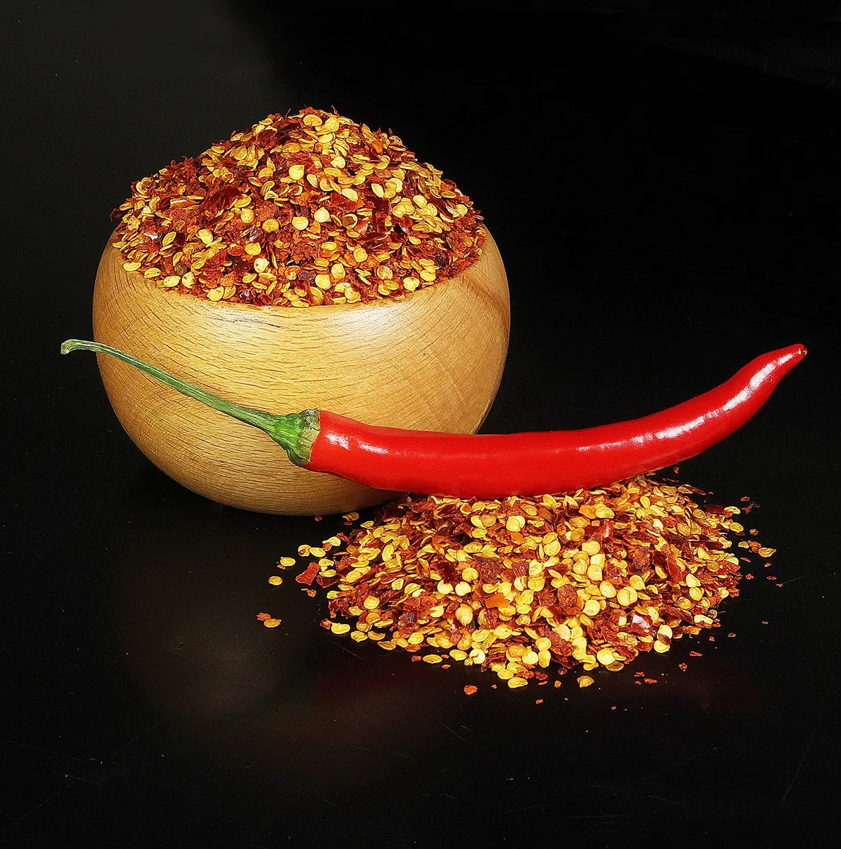 Minotaur Spices | Chili molido grueso | Copos de chile | 2 x 500 g (1 Kg) | Escamas, Medio Picante, Chiles