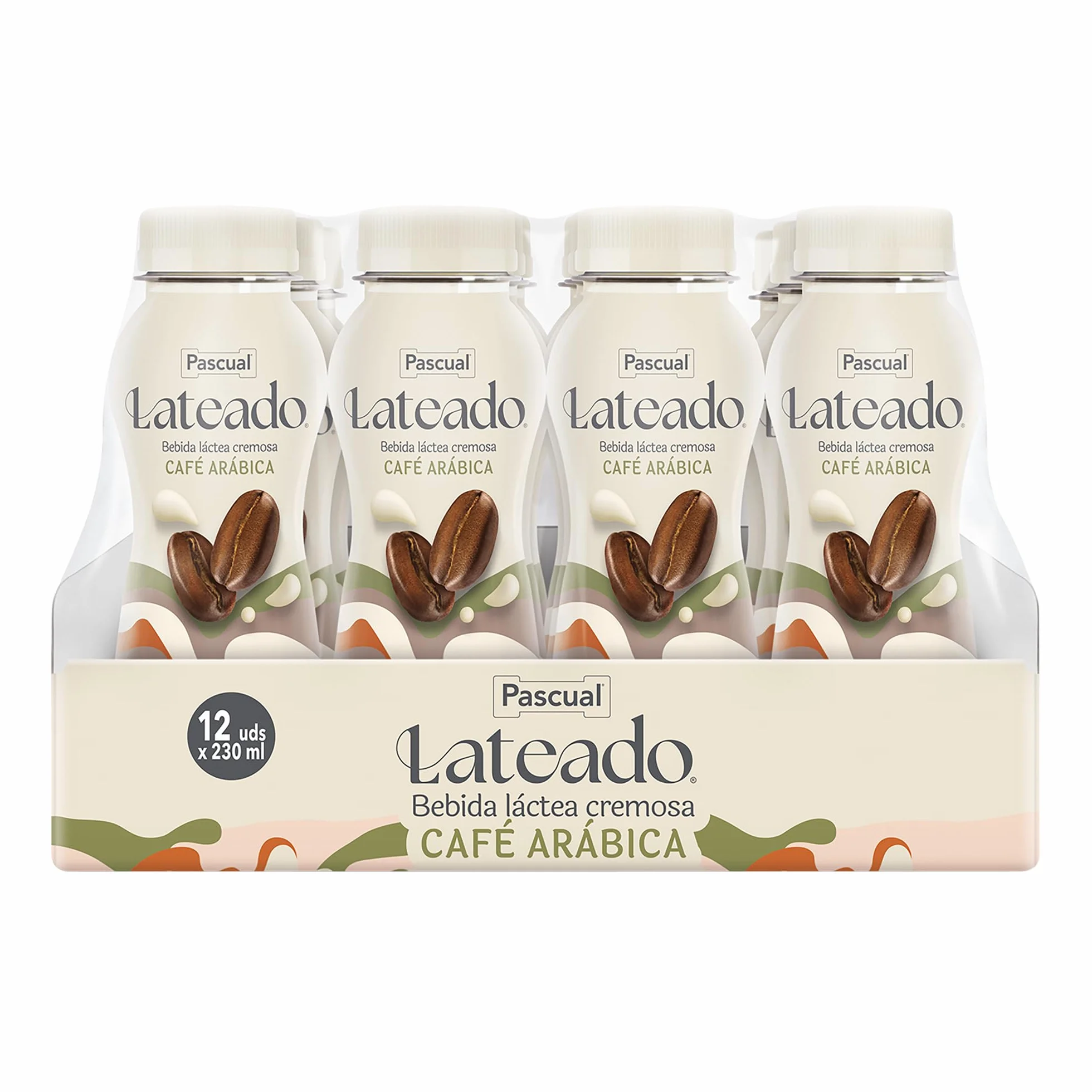 Pascual Lateado Batido Sabor Café Arábica Bebida Láctea Cremosa Caja 12 Briks 230 ml