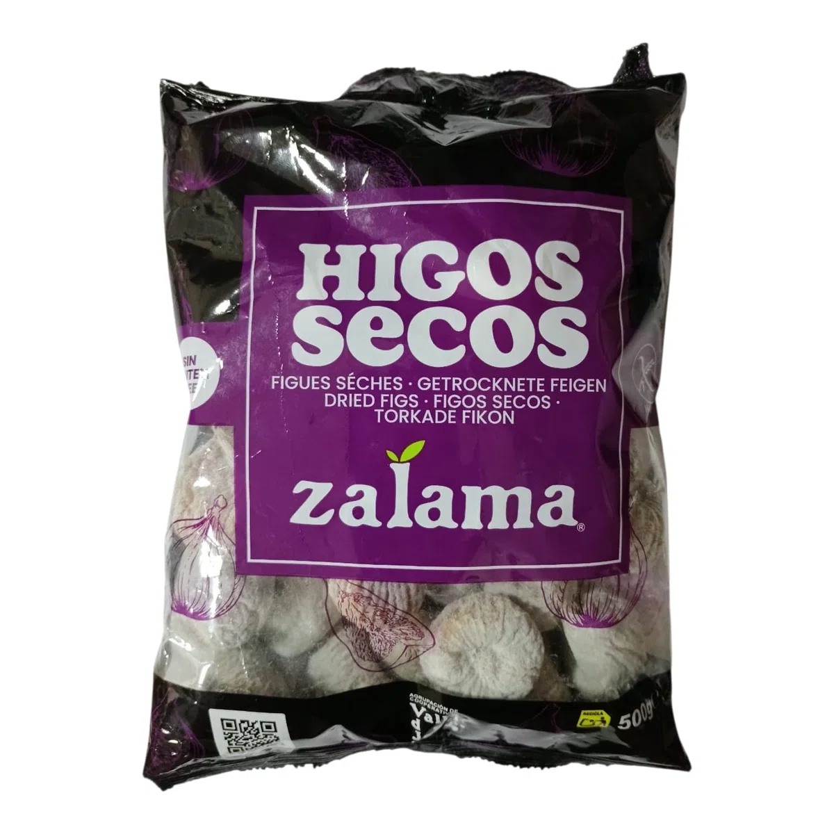 Higos Secos Enharinados 500 g | Variedad Granillo del Valle del Jerte | Higos Secos Naturales Tradicionales | Snack Natural, Ideal para Postres, Desayunos y Aperitivos