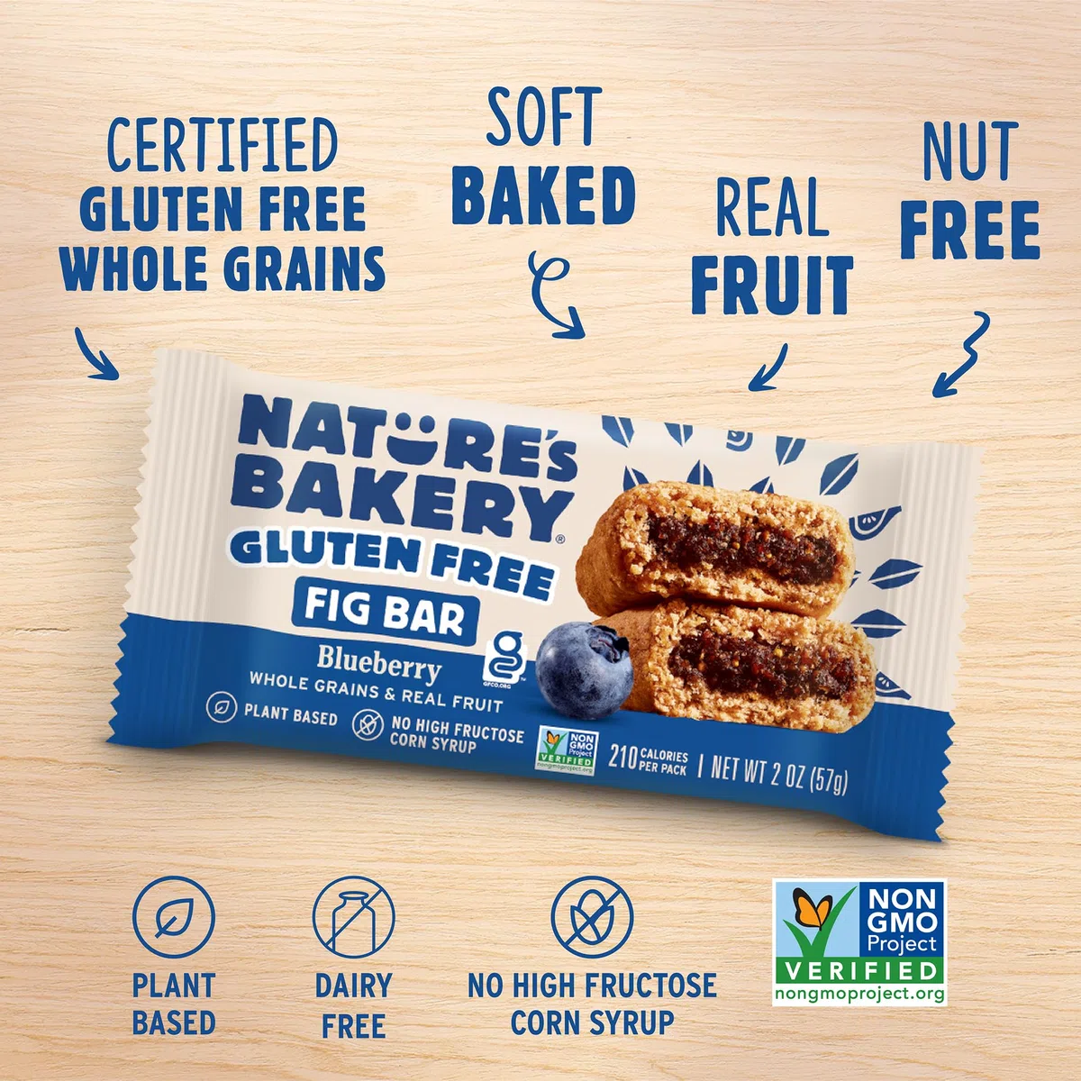 Nature's Bakery Fig Bar Blueberry - 6 CT