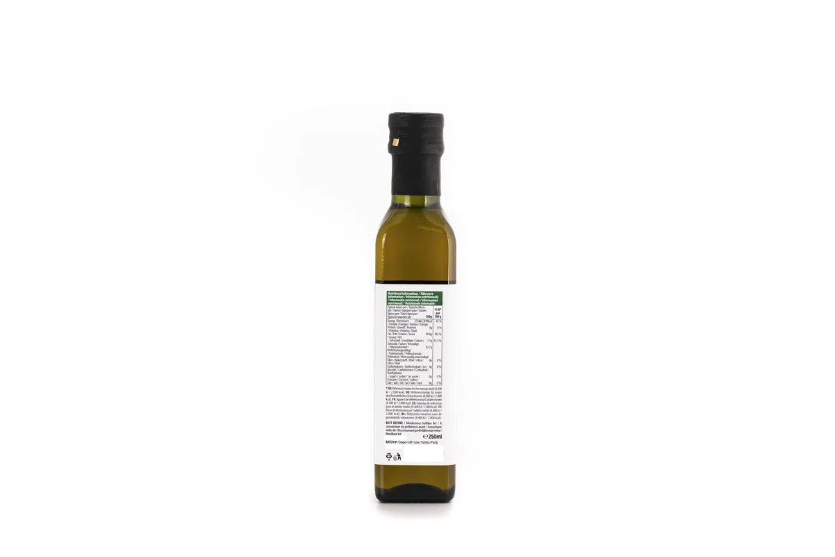 CHEFS & CO Aceite de nuez prensado en frío orgánico (sin refinar) -250ml |100% natural | Rico en Omega-3 y Omega-6 y fitonutrientes | Vegano | Sin gluten | No GMO