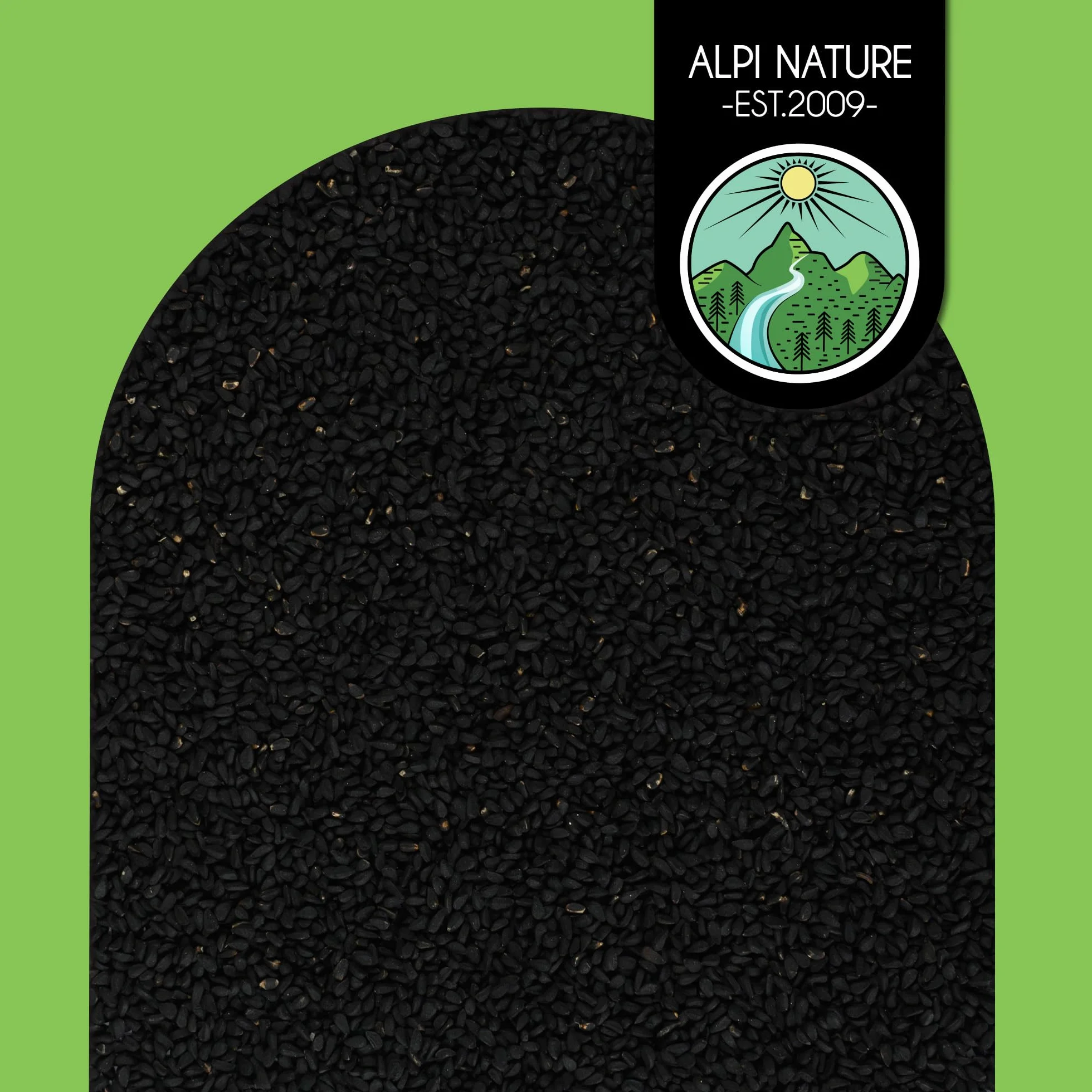 Alpi Nature Comino Negro Semillas 1kg, Semillas de Comino Negro para Cocinar y Hornear