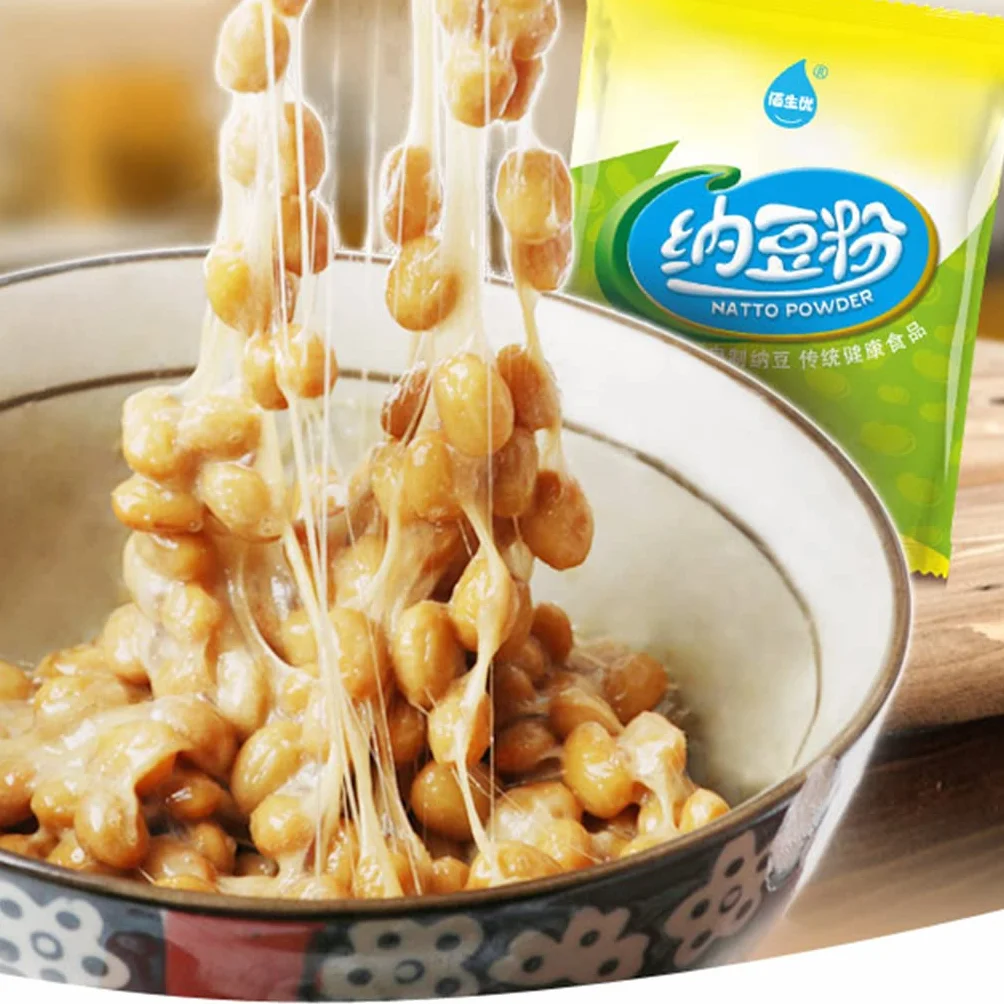 UNFAIRZQ 10g de actividad Natto agente de fermentación en polvo Bacillus Natto Maker máquina semilla que hace accesorio Nattokinase Fine Japan
