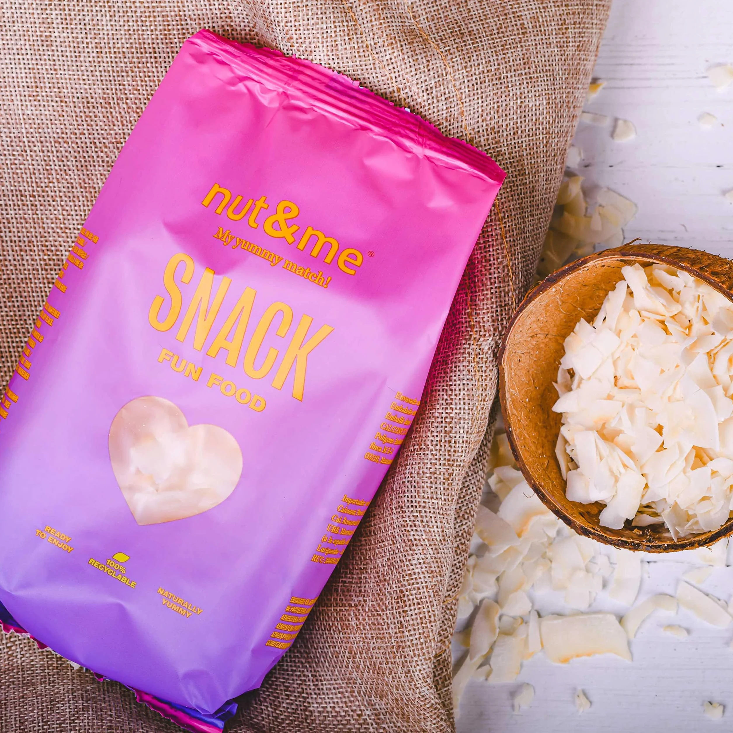 Chips de coco tostado 1 kg | Coco tostado laminado | Sin azúcar | Vegano | Snack saludable