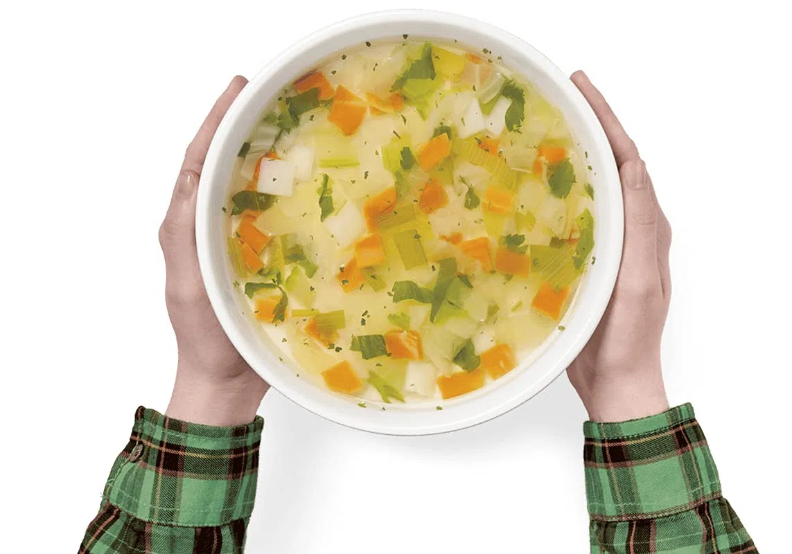 Sopa Juliana Trevijano: 7 bolsas de 100g cada una (700g de verduras deshidratadas). Cada bolsa contiene 8 raciones de sopa mezcla de zanahoria, patata, chirivía, puerro, cebolla, col, apio y perejil.