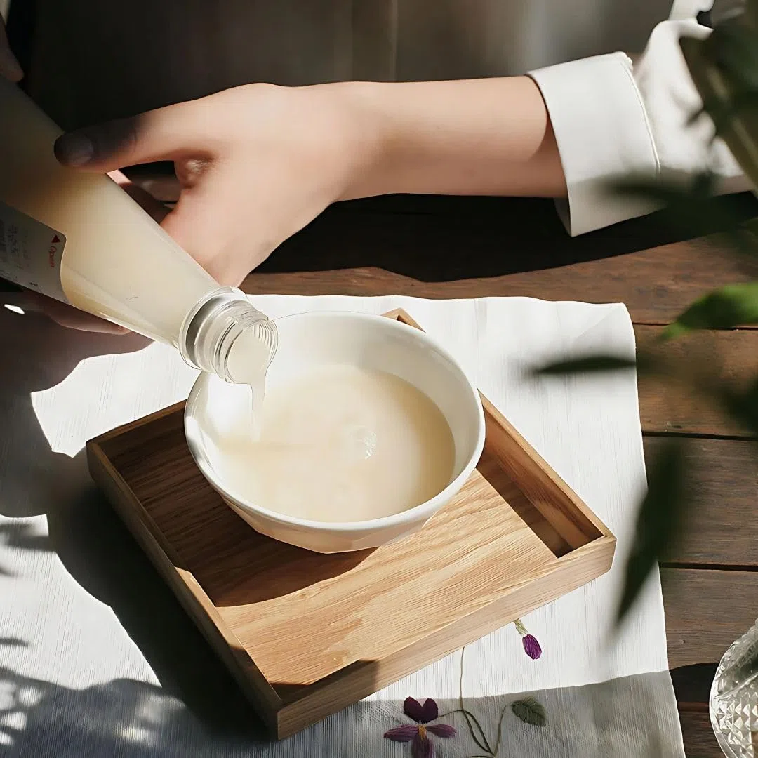 Korean Market | Mimi Makgeolli Frambuesa | Vino de Arroz Coreano | 750ml | Vol. 6%