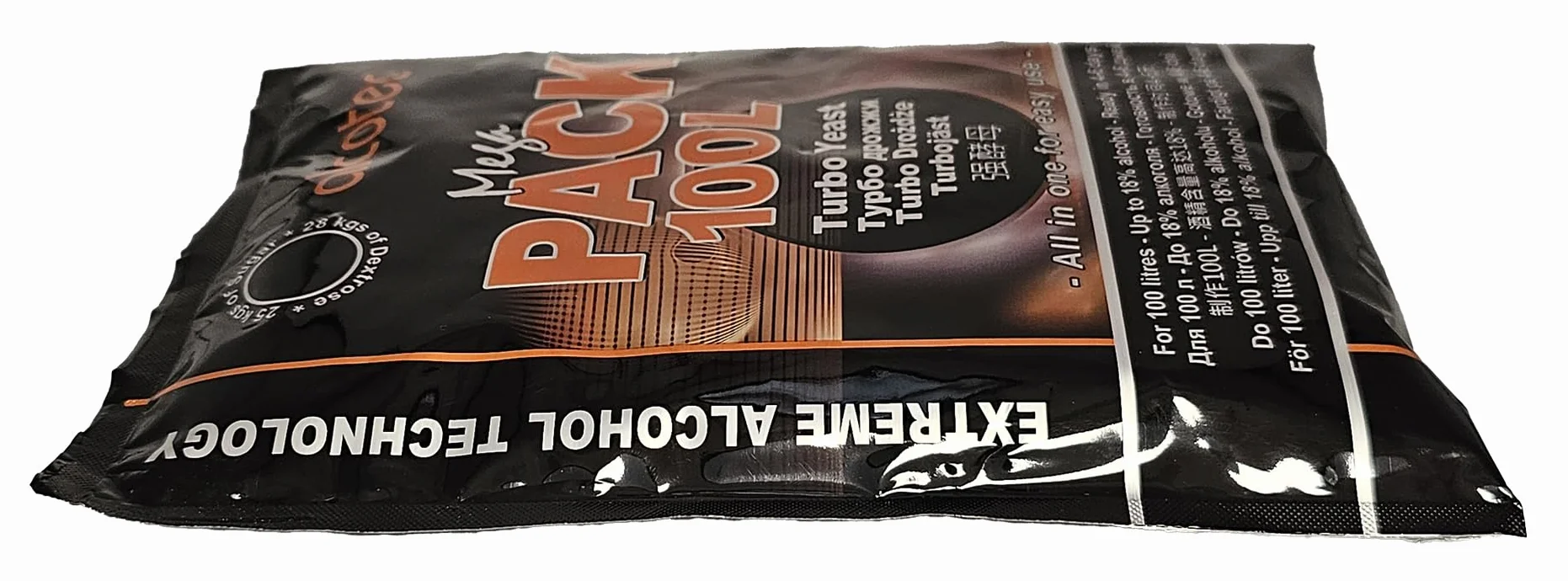 Levadura Turbo Mega Pack 360 g – Para Mostos Azucarados, Fermentación Rápida e Intensa, Hasta 100 L