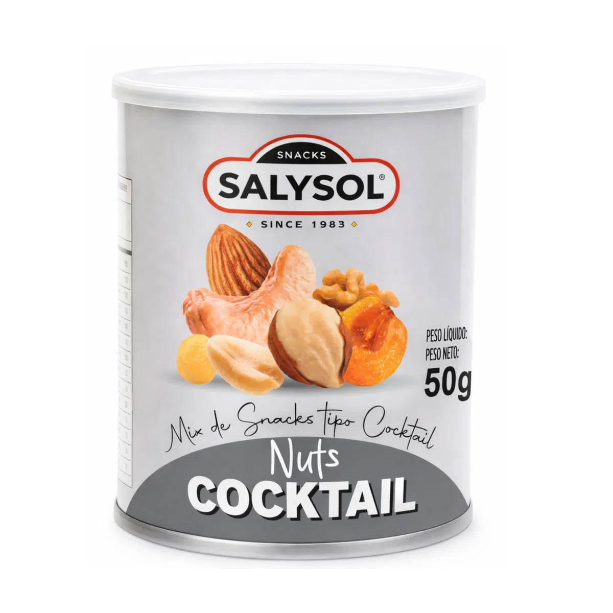 SALYSOL Frutos secos mezcla - Aperitivos salados envasados al vacío - Mix frutos secos que contiene cacahuetes con miel, maíz frito, anacardos, almendras, boliche bbq, avellanas y cacahuetes (500)