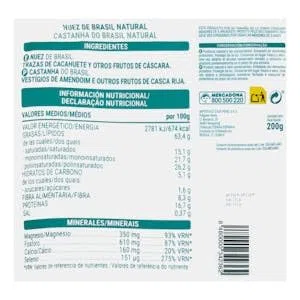 "Nuez de Brasil natural Hacendado Paquete 200 g Pack 2"