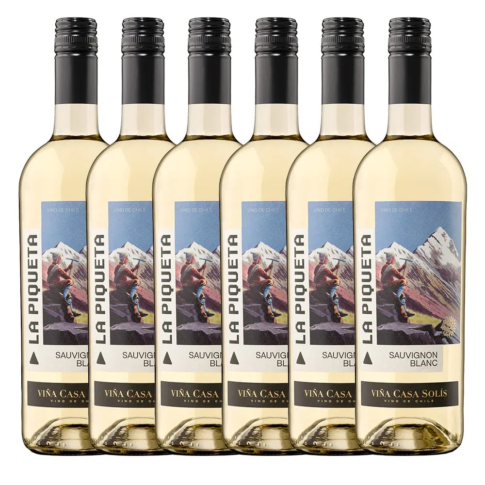 La Piqueta Sauvignon Blanc - 6 botellas x 750ml - Total:4500ml