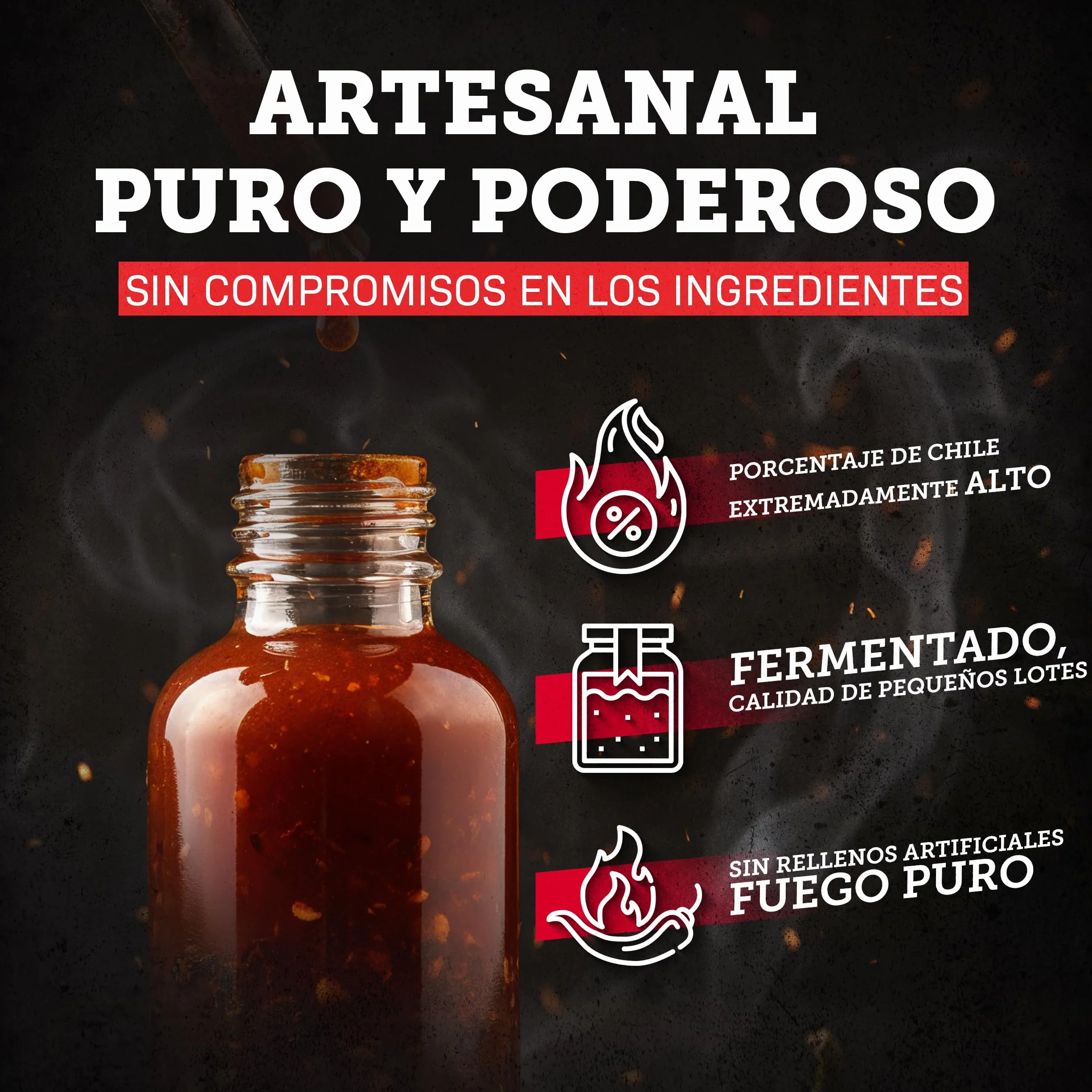 I LOVE SPICY The End Estuche 3 Salsas Picantes Extremas 3x20ml Carolina Reaper Trinidad Scorpion Regalo Gourmet