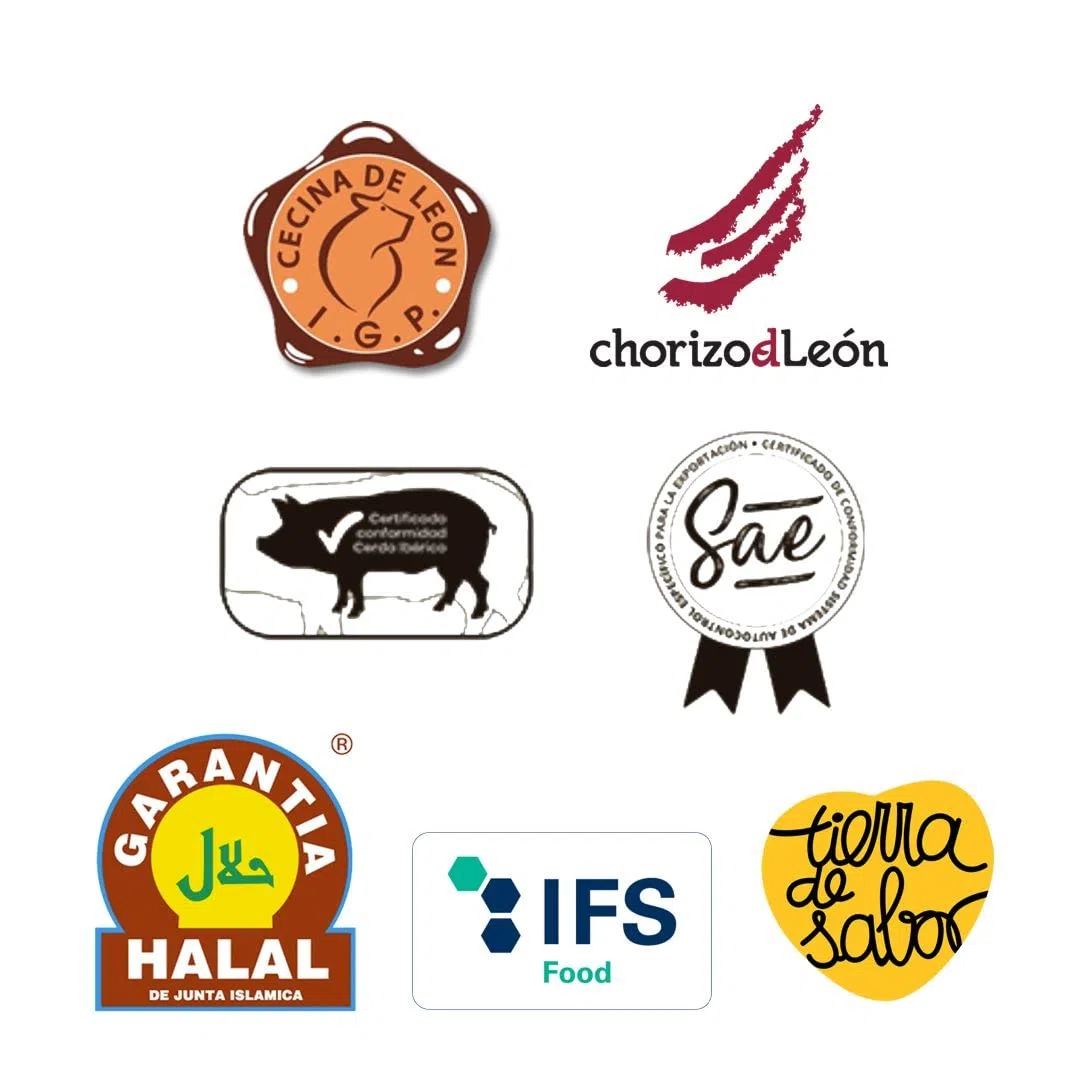 Embutidos Ezequiel Cecina de León IGP Halal taco 700 g. Cecina de vaca ahumada en leña de roble. 100% Halal