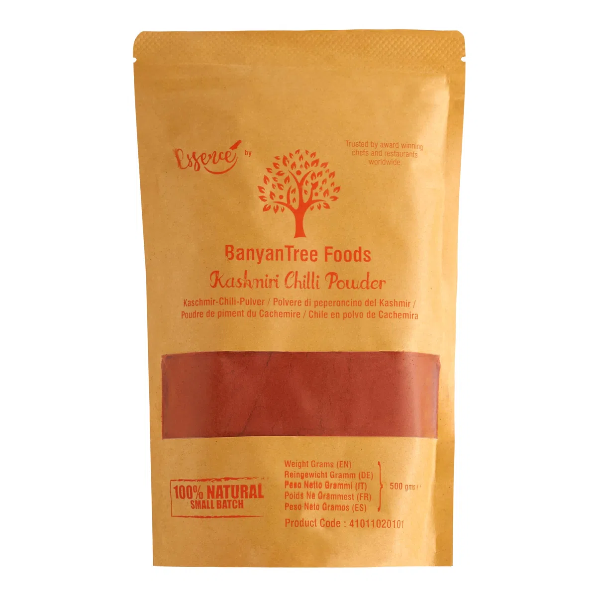 BanyanTree Foods Chiles rojos de Cachemira (Kashmiri Chilli Powder) 500g
