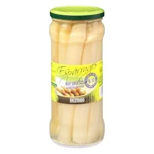 Espárragos muy gruesos Hacendado enteros Tarro 540 g (325 g escurrido) Pack 2