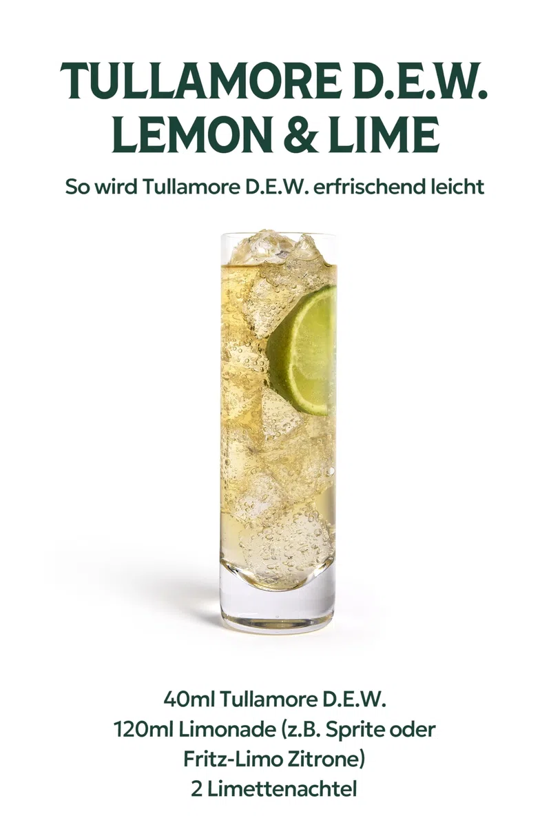 Tullamore DEW Whiskey Irlandés Triple mezcla, 1l