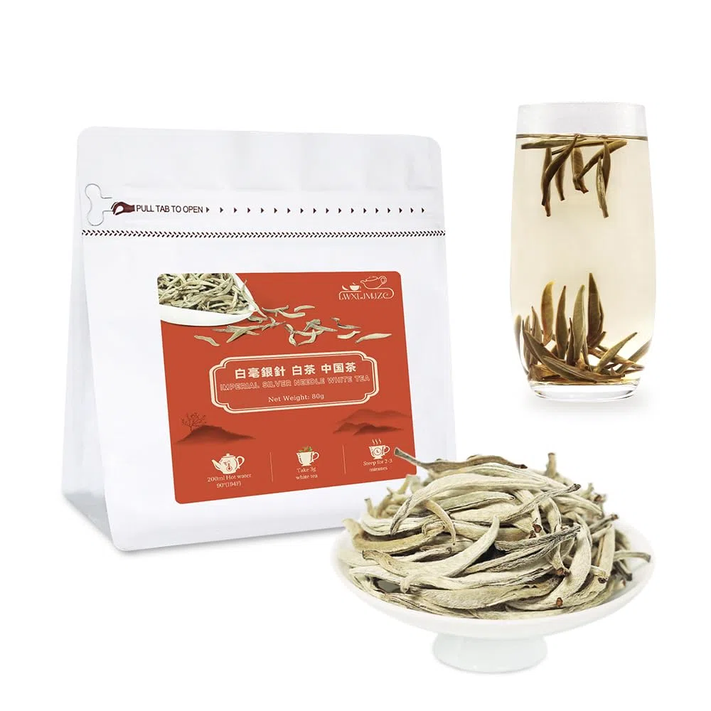 LWXLJMJZC-Té Blanco Aguja de Plata Bai Hao Yin Zhen Sliver Needle Té Chino 80g